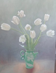 white tulips